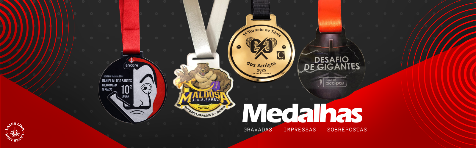 Banner promocional Laser Link - Comunicação Visual 2